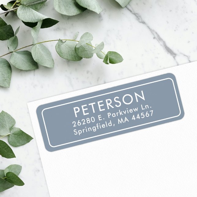 Classic Minimal Return Address Label (Creator Uploaded)