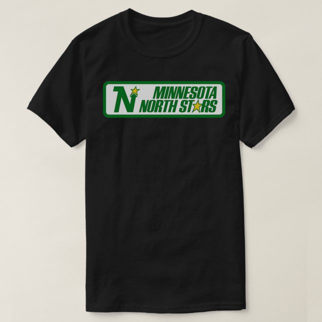 Classic Minnesota North Stars Hockey TShirt (Design devant)
