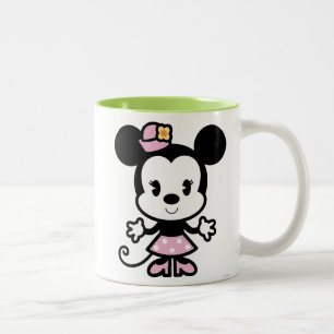 Classic Minnie   Cartoon Two-Tone Coffee Mug
