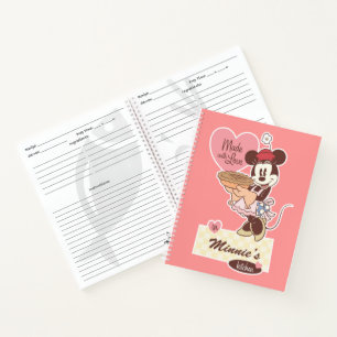Classic Minnie   Kitchen Recipe Notebook