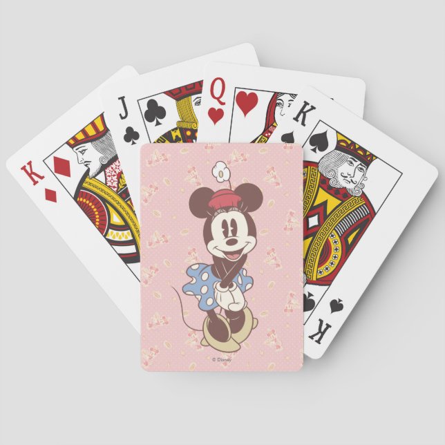 Classic Minnie Mouse 7 Playing Cards (Back)
