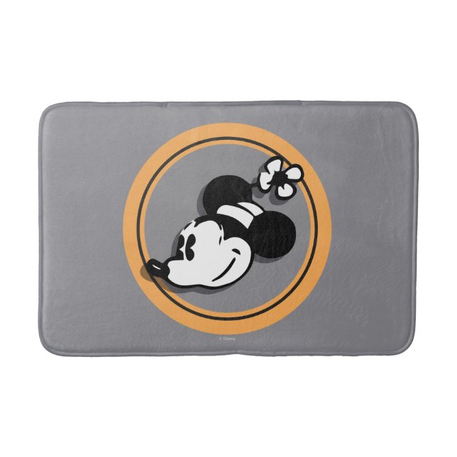 Classic Minnie Mouse Bath Mat (Front)