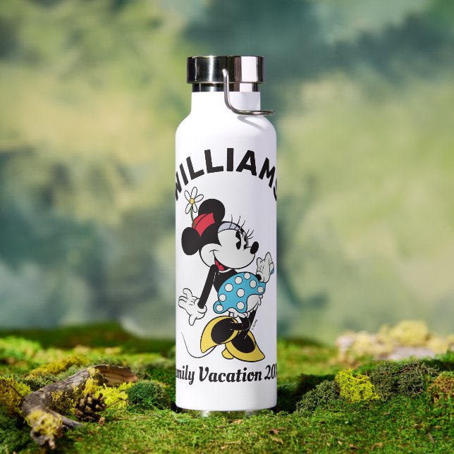 Classic Minnie Mouse | Family Vacation Water Bottle (Outdoor)