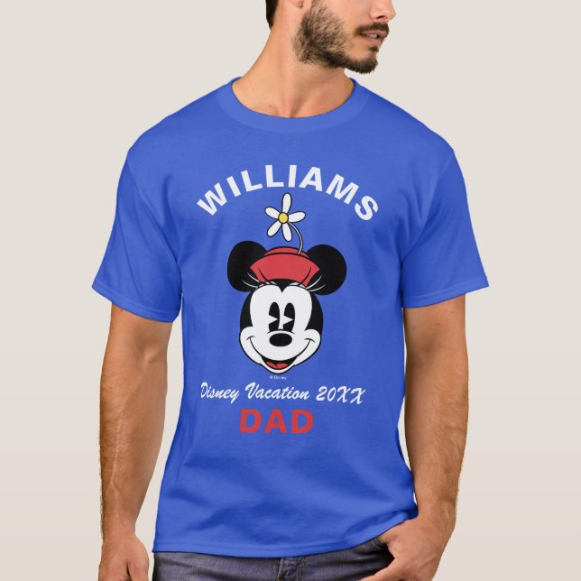 Classic Minnie Mouse | Family Vacation & Year T-Shirt (Front)