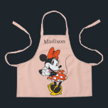 Classic Minnie Mouse Hands Clasped Pose Apron<br><div class="desc">Timeless, playful, and full of Disney charm, this classic Minnie Mouse artwork showcases her iconic polka dot skirt, signature bow, and cheerful pose that fans know and love. With bold colors and a clean, character-forward design, this artwork captures Minnie’s joyful personality and everlasting style. Perfect for customizable Zazzle products like...</div>