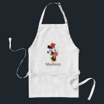 Classic Minnie Mouse Hands Clasped Pose Standard Apron<br><div class="desc">Timeless, playful, and full of Disney charm, this classic Minnie Mouse artwork showcases her iconic polka dot skirt, signature bow, and cheerful pose that fans know and love. With bold colors and a clean, character-forward design, this artwork captures Minnie’s joyful personality and everlasting style. Perfect for customizable Zazzle products like...</div>