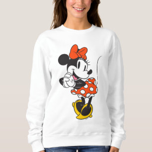 Classic Minnie Mouse Hands Clasped Pose Sweatshirt