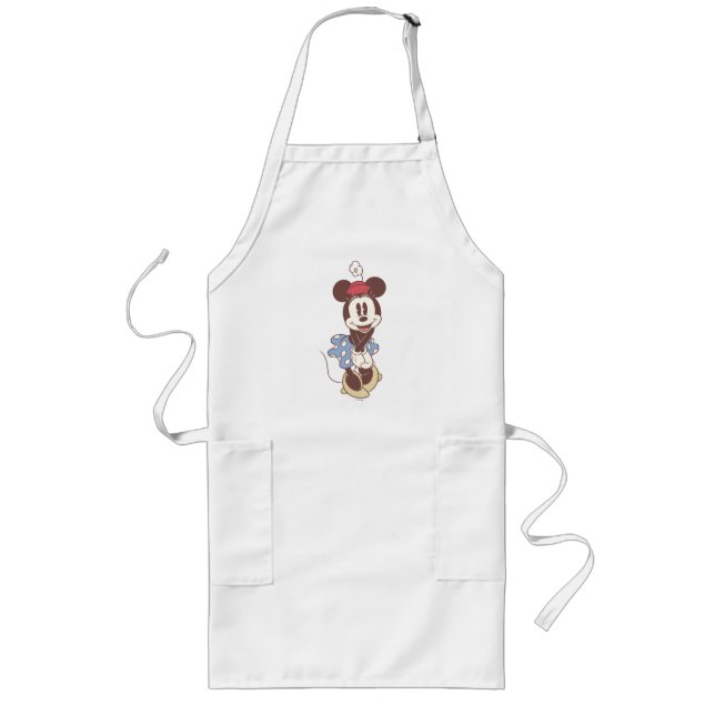 Classic Minnie Mouse Long Apron (Front)