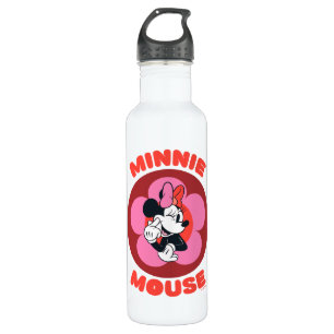 Classic Minnie Mouse Retro Badge 710 Ml Water Bottle