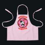 Classic Minnie Mouse Retro Badge Apron<br><div class="desc">This cheerful Minnie Mouse artwork features a bold circular badge design with playful lettering and Minnie’s iconic pose front and center. With vibrant pinks, warm reds, and timeless cartoon charm, this design feels fun, nostalgic, and full of Disney personality. Perfect for customizable Zazzle products like t-shirts, tote bags, stickers, and...</div>