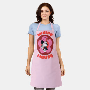 Classic Minnie Mouse Retro Badge Apron