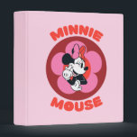 Classic Minnie Mouse Retro Badge Binder<br><div class="desc">This cheerful Minnie Mouse artwork features a bold circular badge design with playful lettering and Minnie’s iconic pose front and center. With vibrant pinks, warm reds, and timeless cartoon charm, this design feels fun, nostalgic, and full of Disney personality. Perfect for customizable Zazzle products like t-shirts, tote bags, stickers, and...</div>