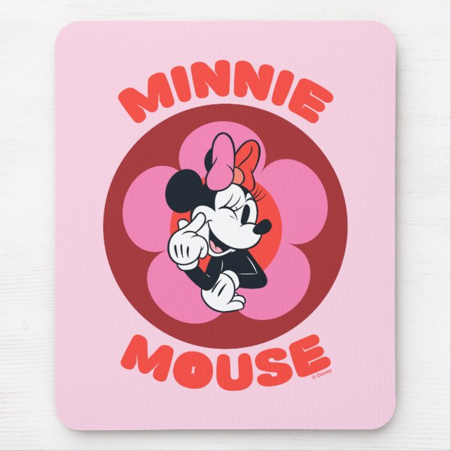 Classic Minnie Mouse Retro Badge Pad (Front)