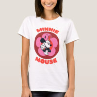 Classic Minnie Mouse Retro Badge