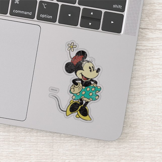 Classic Minnie Mouse Vintage Distressed (Detail)