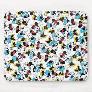 Classic Minnie Mouse Vintage Flower Hat Pattern Pad