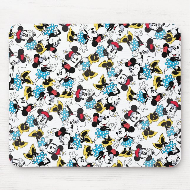Classic Minnie Mouse Vintage Flower Hat Pattern Pad (Front)