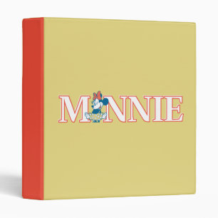 Classic Minnie Name Banner Binder