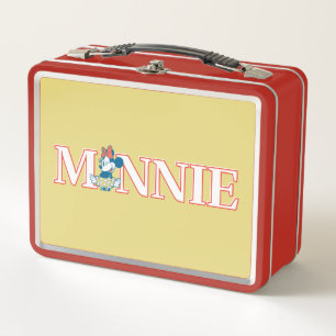 Classic Minnie Name Banner Metal Lunch Box