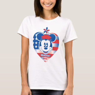 Classic Minnie   Patriotic T-Shirt