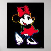 Classic Minnie Rainbow Outline