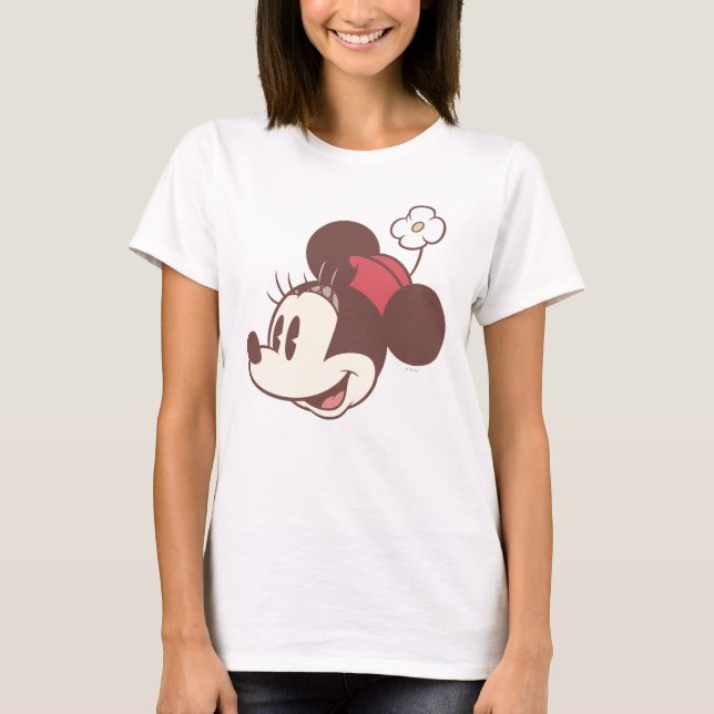 Classic Minnie | Side Flower Face T-Shirt (Front)