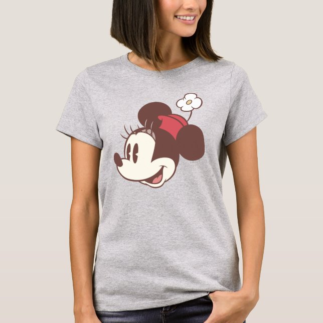 Classic Minnie | Side Flower Face T-Shirt (Front)