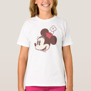 Classic Minnie Side Flower Face T-Shirt