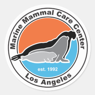 Classic MMCC LA logo on stickers! Classic Round Sticker