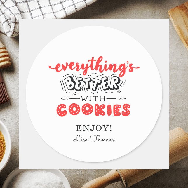 Classic Modern Bakery Homemade Food Label Sticker (Creator Uploaded)