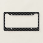 Classic Modern Black & Smoky Black Chequerboard