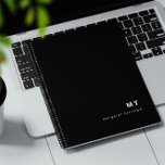 Classic Modern Monogram Initial Planner<br><div class="desc">A monogram initial planner. This planner features a classic modern look with initials and a name.  All text is customizable and can be replaced with any text of your choice.</div>