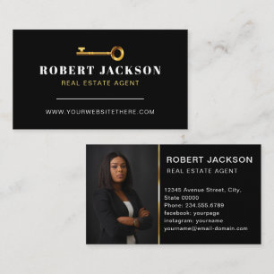 Classic Modern Realtor Business Card