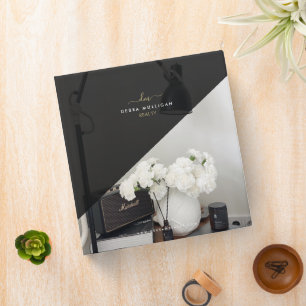 Classic Modern Realtor Ring Binder