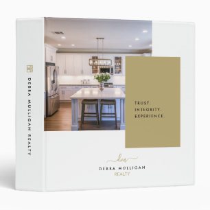 Classic Modern Realtor Ring Binder