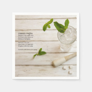 Classic Mojito Napkin