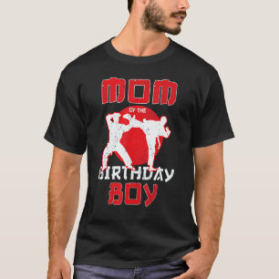 Classic Mom Of The Birthday Karate Taekwondo Boy M T-Shirt