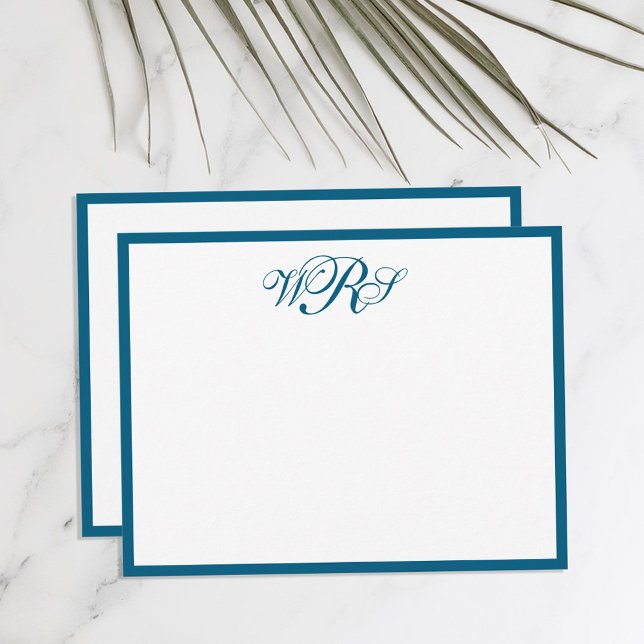 Classic Monogram Blue Card (Creator Uploaded)