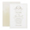Classic Monogram Champagne Watercolor Wedding