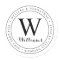 Classic Monogram Circle Return Address Label
