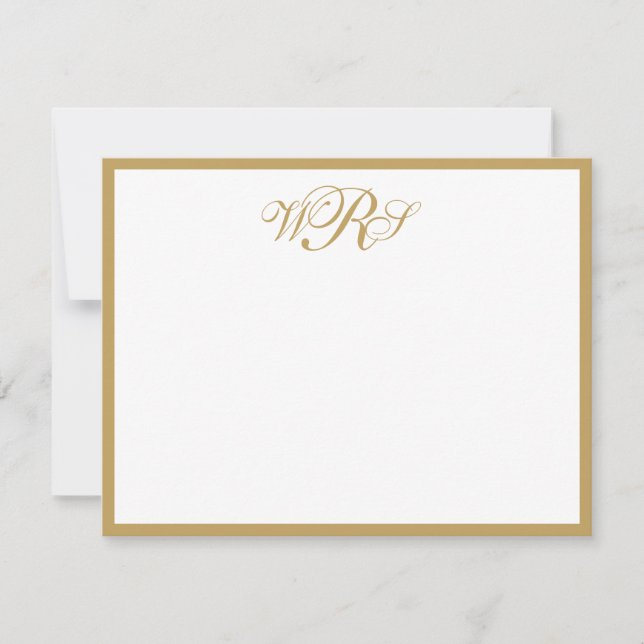 Classic Monogram Gold Card (Front)