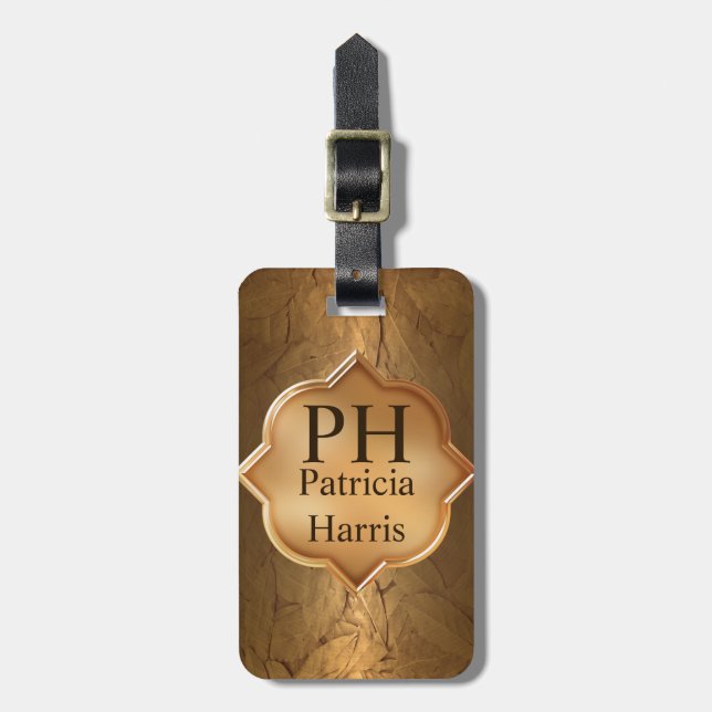 Classic Monogram Luggage Tag (Front Vertical)