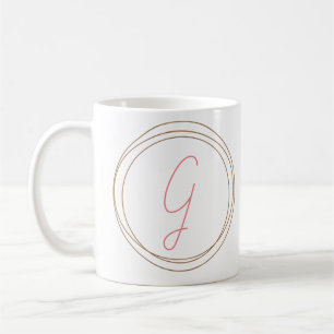 Classic Monogram Mug "G"