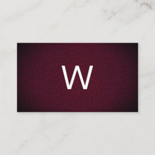 Classic Monogram Vignette Leather Business Card