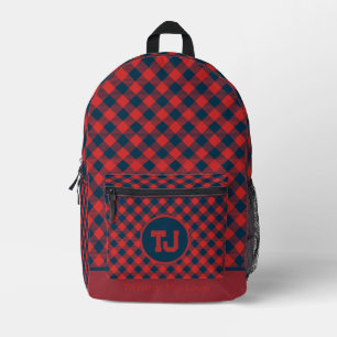 Classic Monogrammed Preschool Backpack