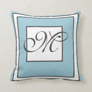 Classic Monogrammed Throw Pillow