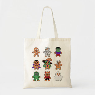 Classic Monsters Gingerbread Men Tote Bag