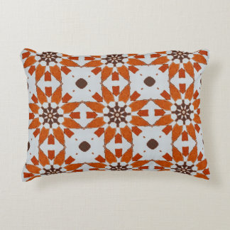 Classic Moroccan Geometric Decorative Patterns Accent Pillow