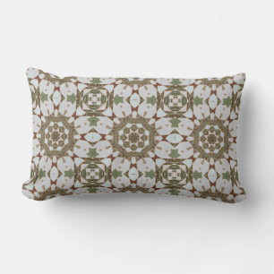 Classic Moroccan Geometric Decorative Patterns Lumbar Pillow