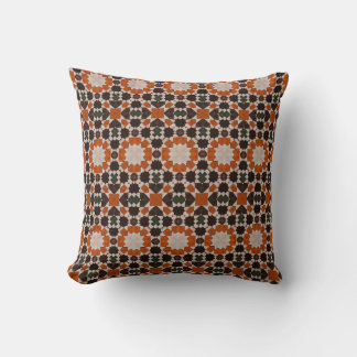 Classic Moroccan Geometric Decorative Patterns  Throw Pillow